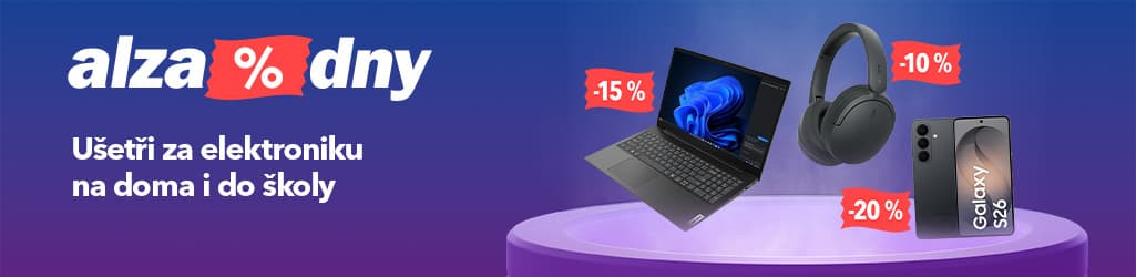 Alza Dny slevové kupony na elektro do školy i kanceláře