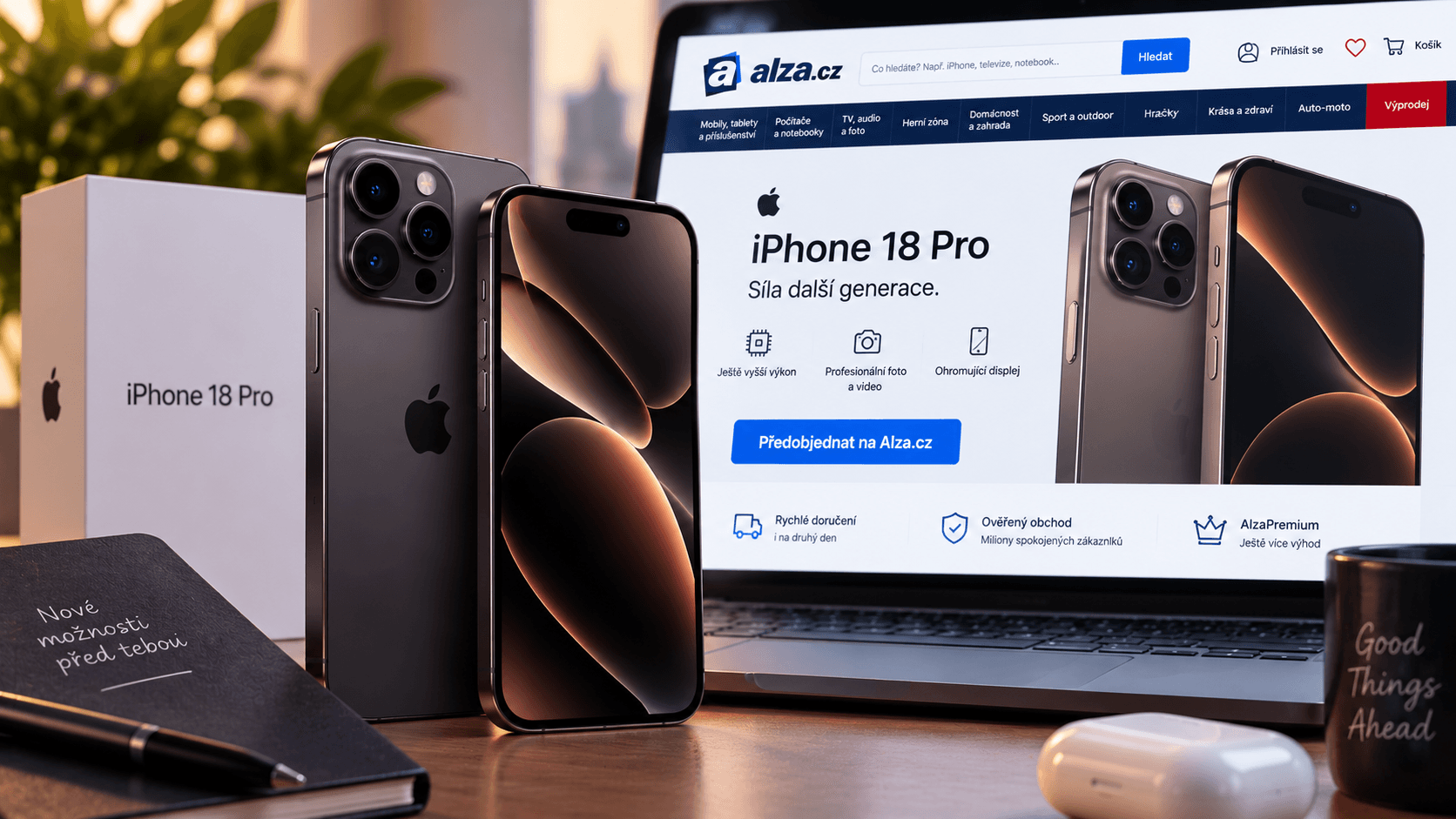 iPhone 18 Pro na Alza.cz: cena, předprodej a možnosti, jak ušetřit