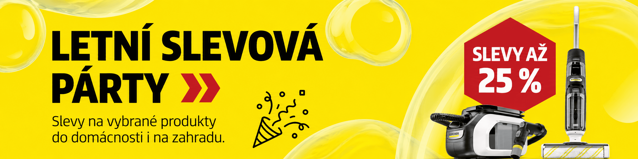 Karcher letní party se slevami až 25 %