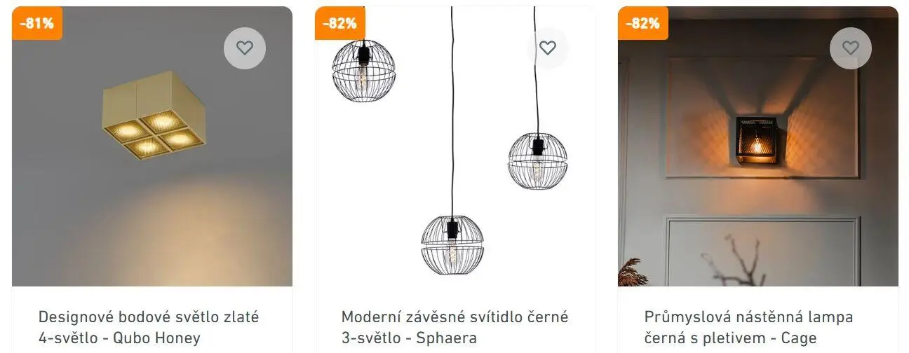 Výprodej svítidel u Lampy a Světla